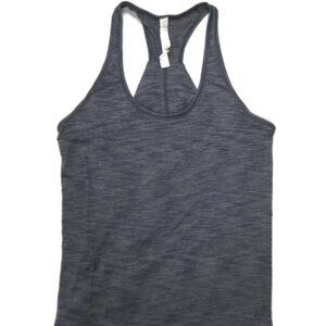 Lululemon Tank Top Womens Sz 6 Gray Twist Sleeveless Gym Running Yoga Workout